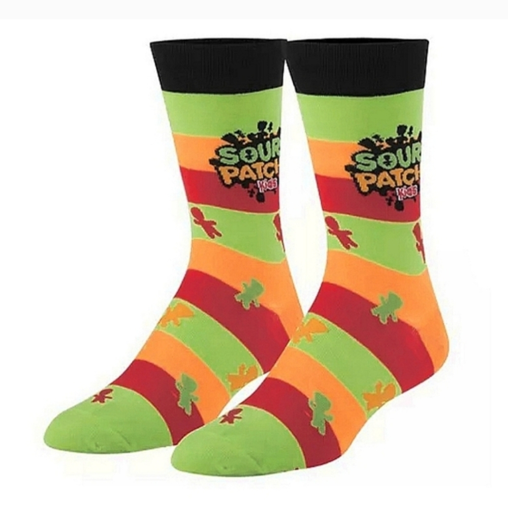 Sour Patch Kids Crew Socks NWT